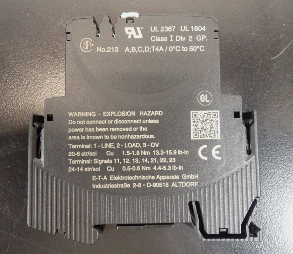 ETA ESX10 TB 127 DC24V 2A Electronic Circuit Protector1