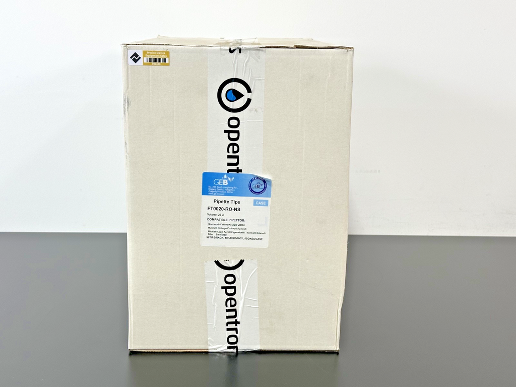 GEB FT0020 RO NS 20µL Filtered Sterile Pipette Tips 4,800/Case New Open Box0