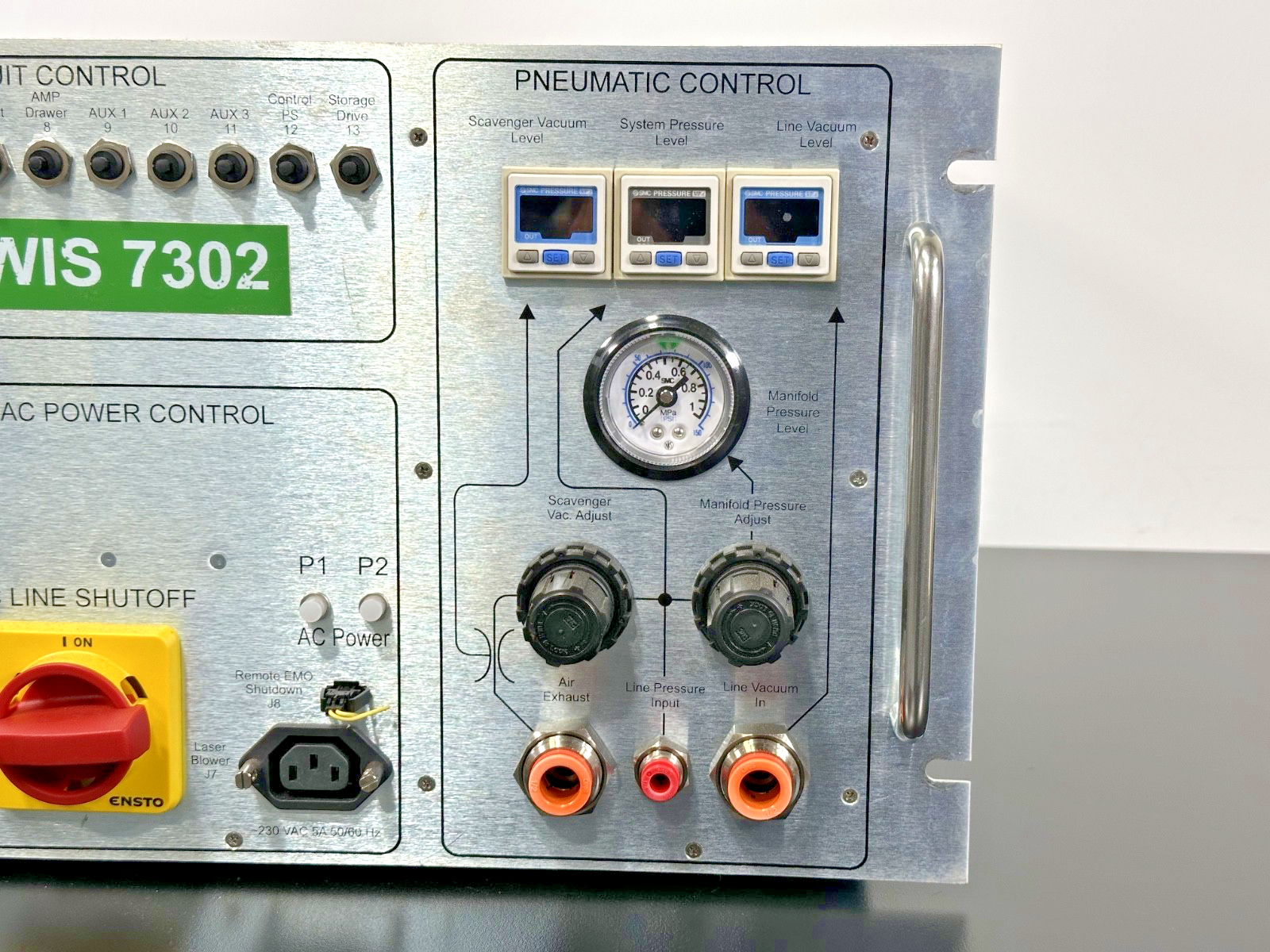 AWIS 7302 Branch Circuit & Pneumatic Control Unit Semiconductor System 208V2