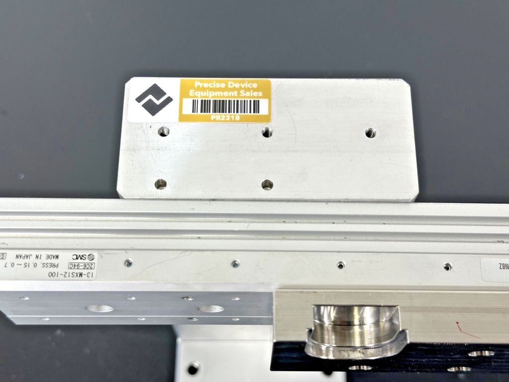 SMC MXS12 100 M9BZ Air Slide Table Pneumatic Cylinder w/ Mounting Bracket4