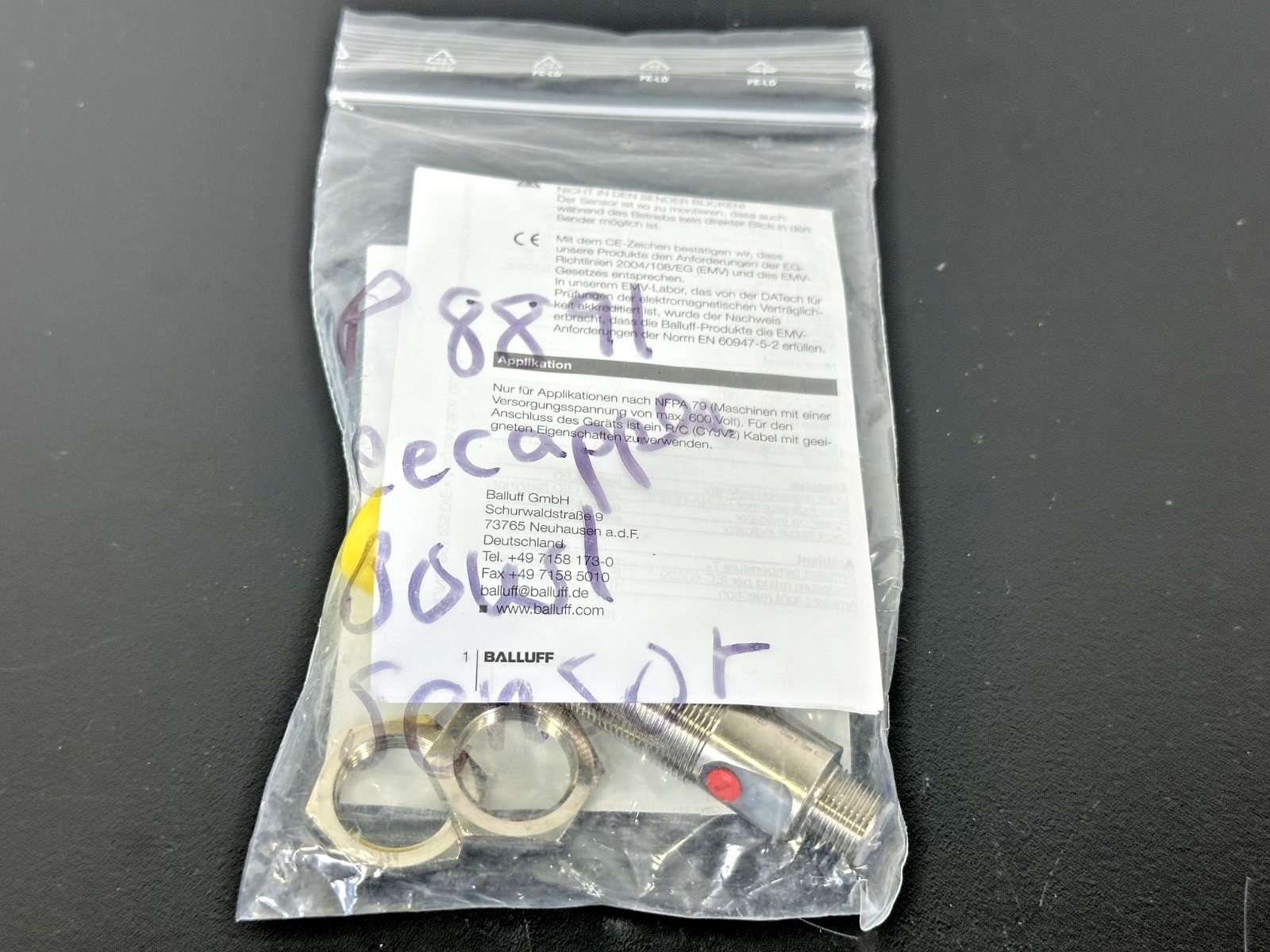 Balluff BOS 18M PA RH22 S4 BOS014W Photoelectric Sensor 251443 New1