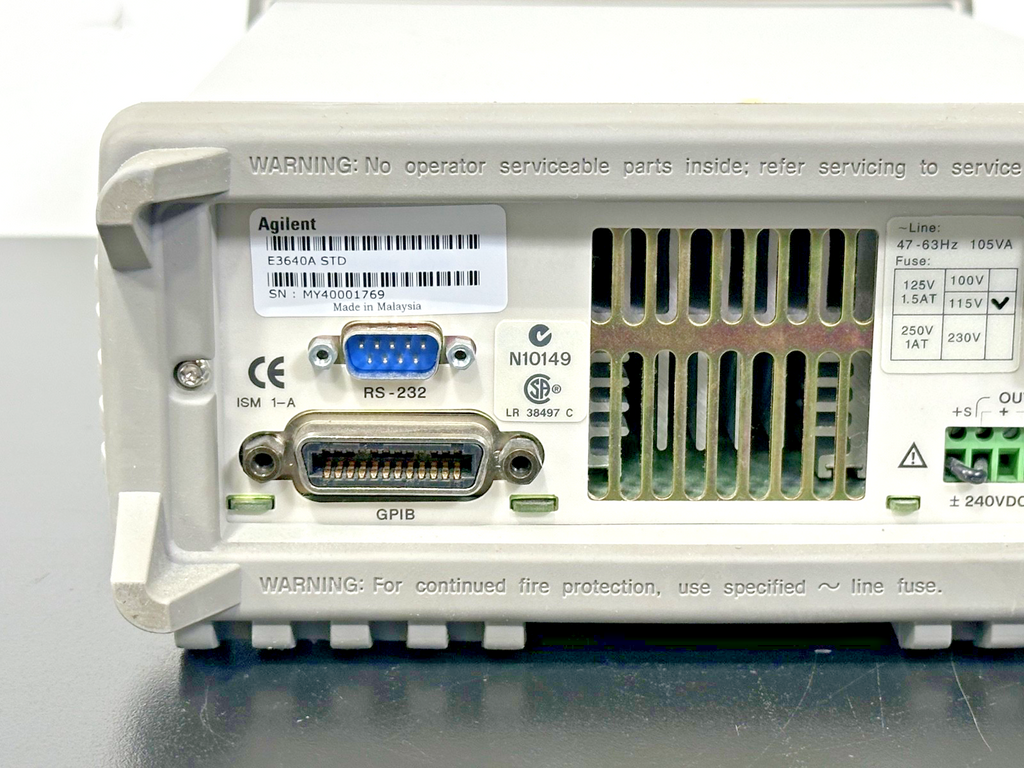 Agilent E3640A Programmable DC Power Supply 0-8V 3A / 0-20V 1.5A Working4