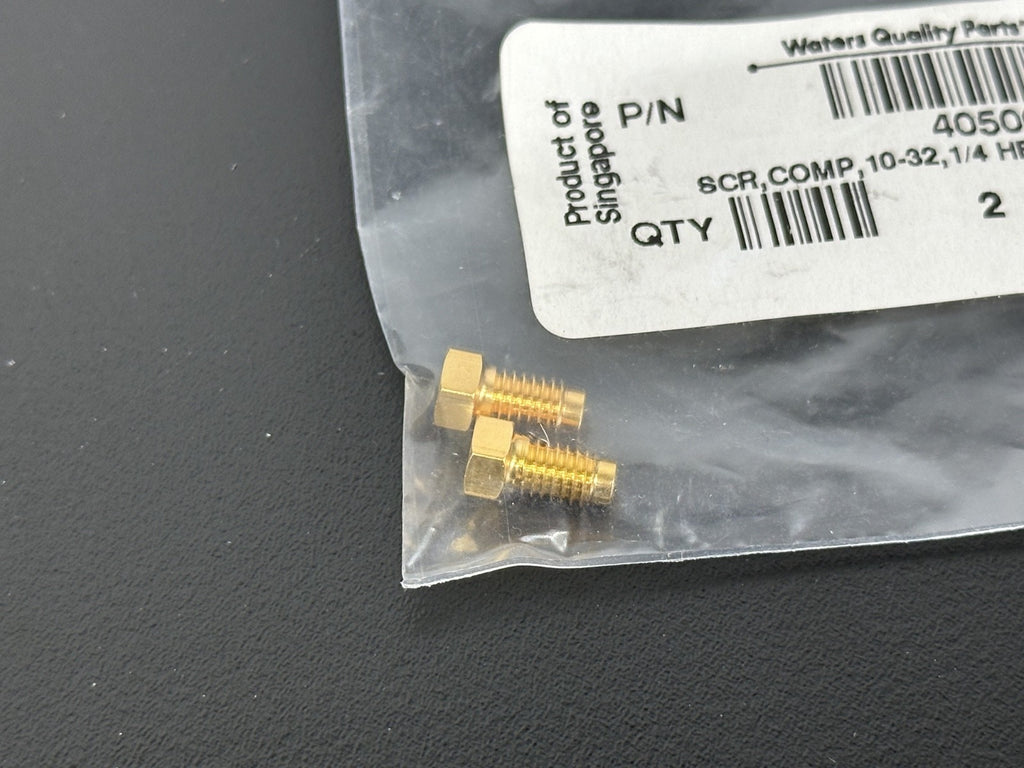 Waters 405003608 Gold Plated 304 Stainless Steel Screw Set Qty 21