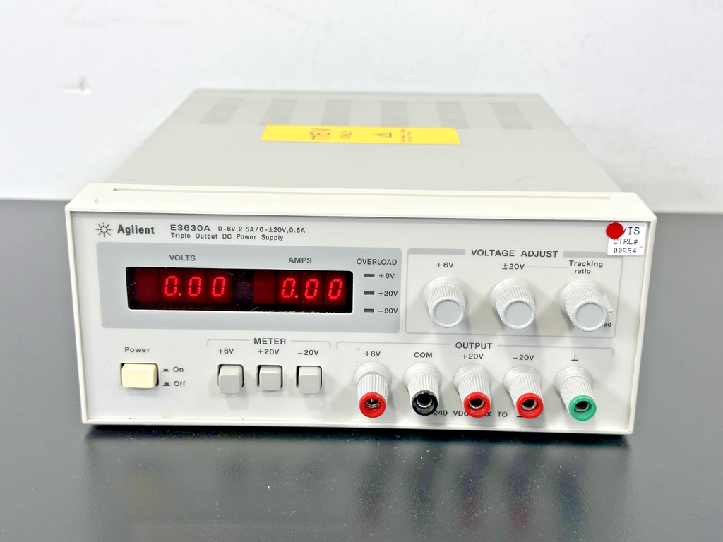 Agilent E3630A Triple Output DC Power Supply 6V 2.5A ±20V 0.5A Working0