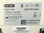 Bio Rad 92465 Geenius Reader Untested Used Good Condition4
