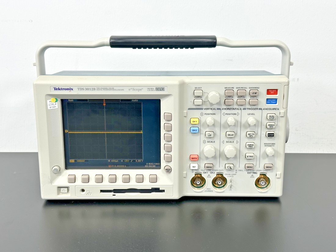 Tektronix TDS3012B 100MHz 1.25GS/s 2 Ch DPO Oscilloscope | Working0