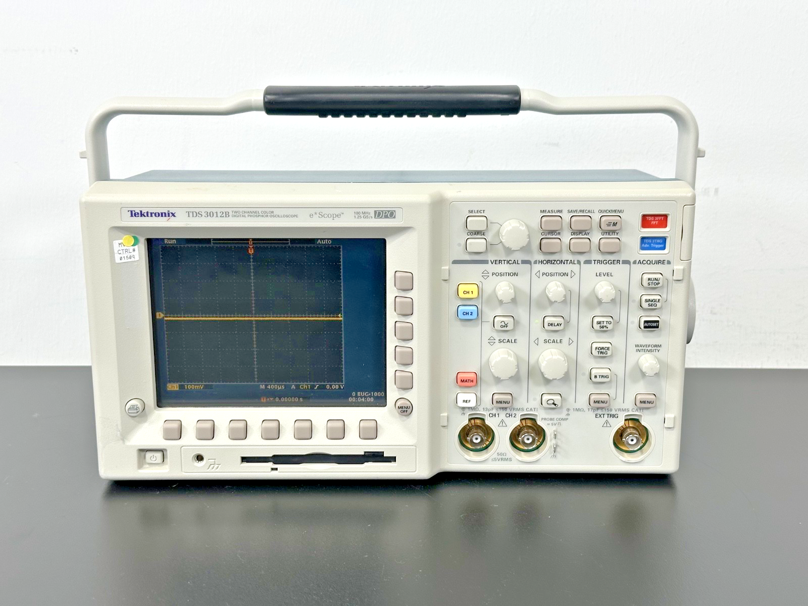 Tektronix TDS3012B 100MHz 1.25GS/s 2 Ch DPO Oscilloscope | Working0
