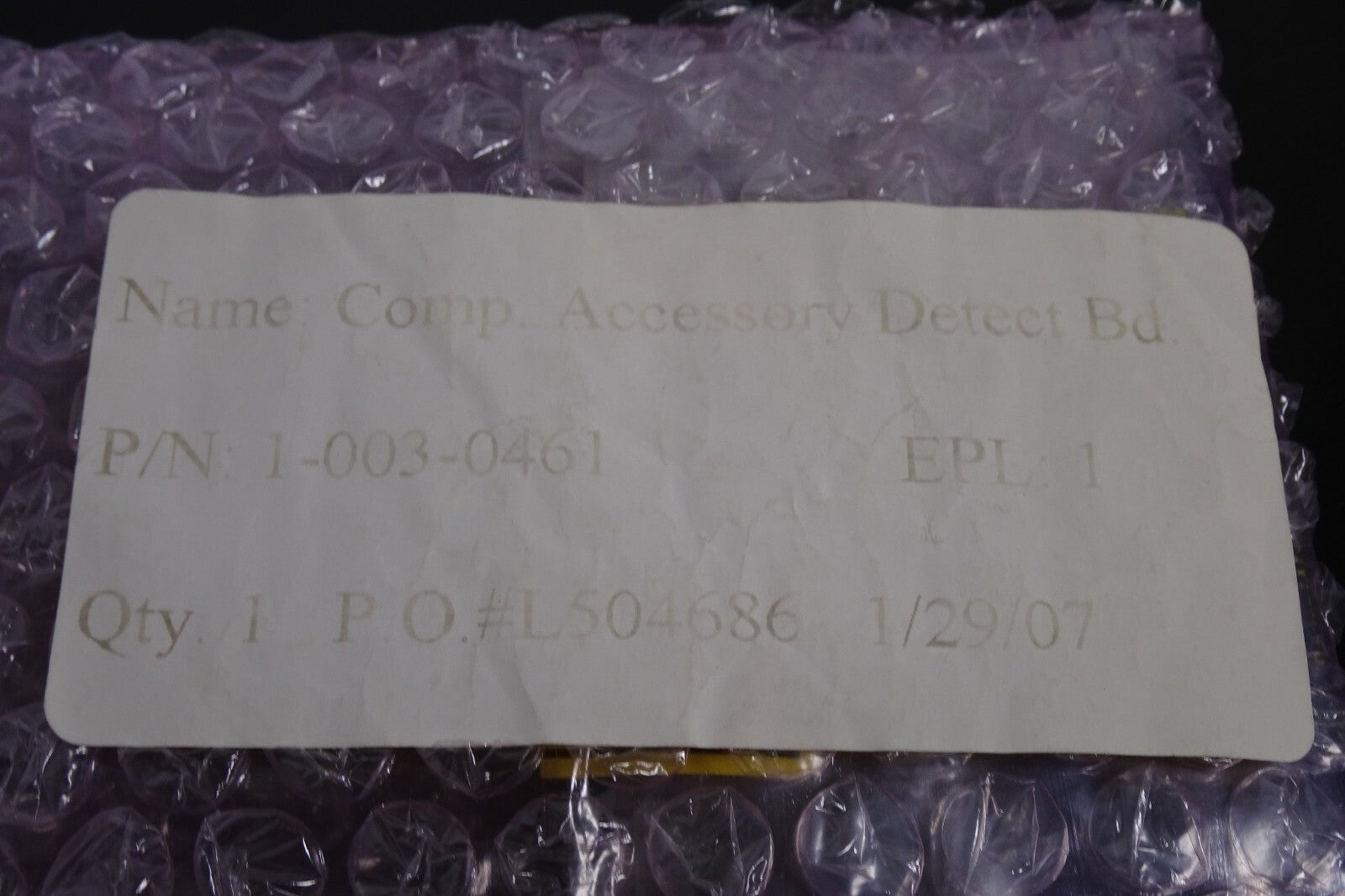 LORAD HOLOGIC MAMMOGRAPHY Accessory Detect Board 1 003 04612