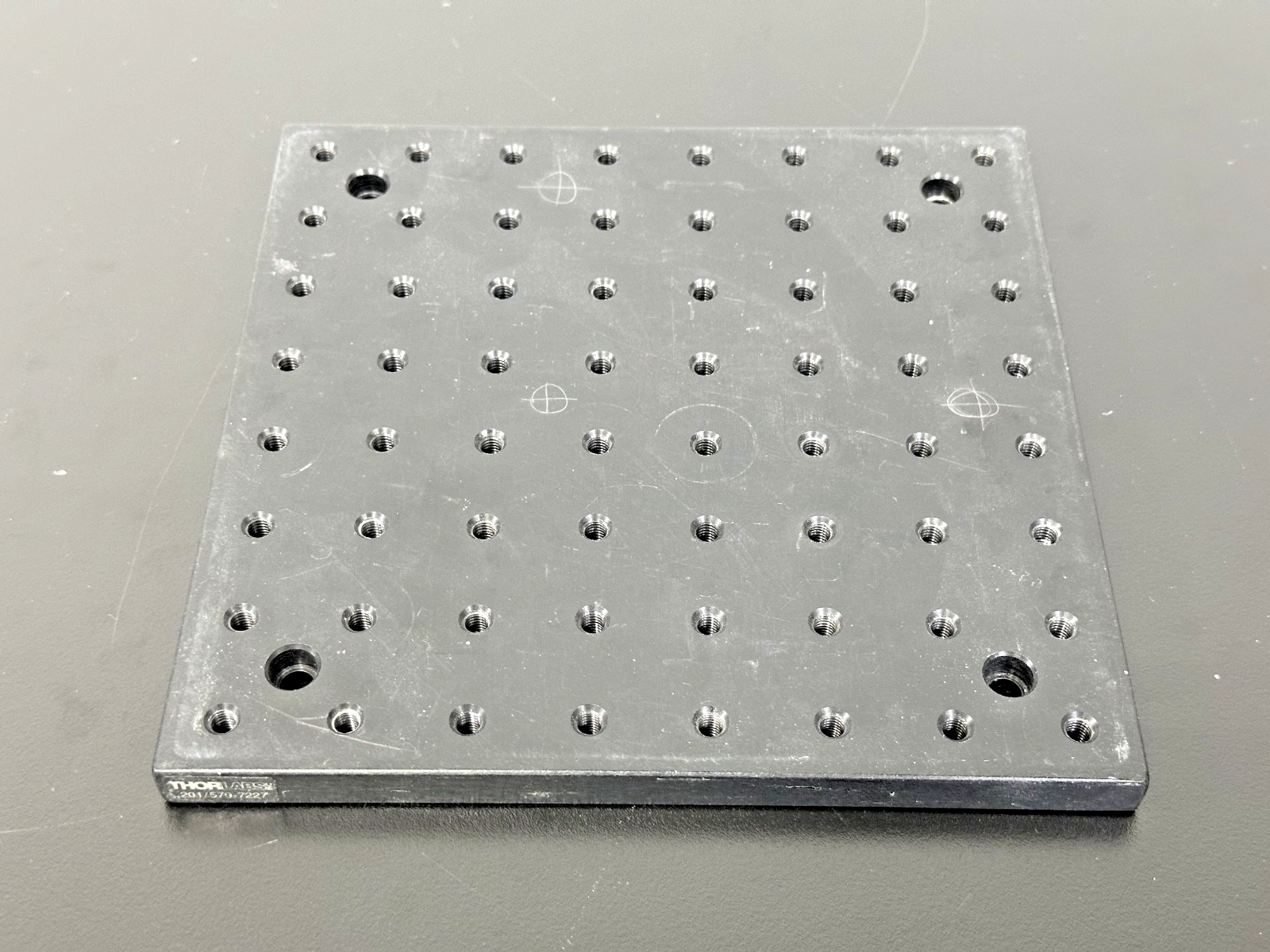 Thorlabs 8 x 8 in Aluminum Optical Breadboard Mounting Plate0