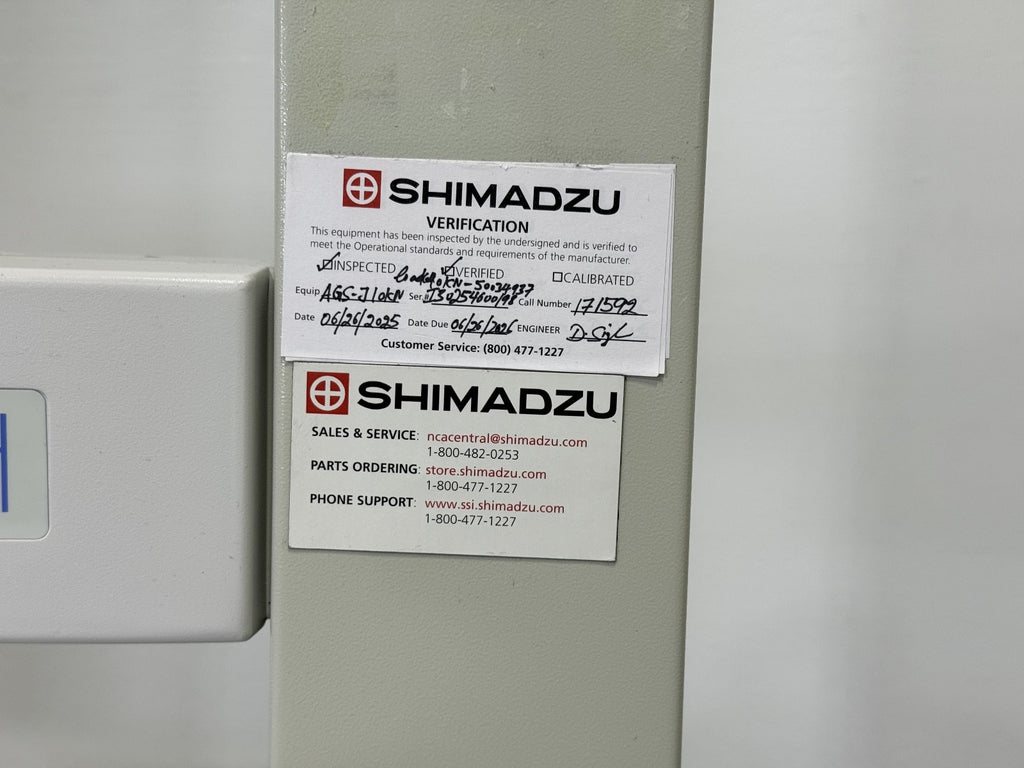 SHIMADZU AGS J 10kN Universal Testing Machine Tensiometer W/ Software & Accessor18