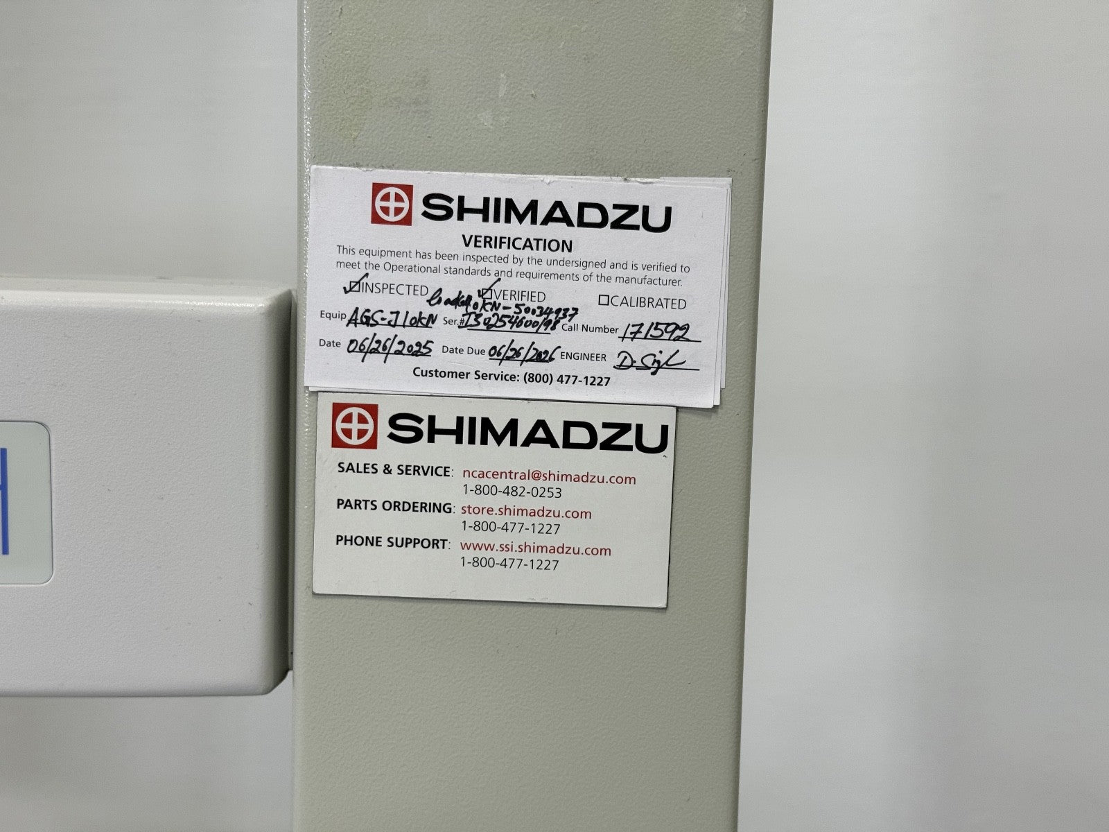 SHIMADZU AGS J 10kN Universal Testing Machine Tensiometer W/ Software & Accessor18