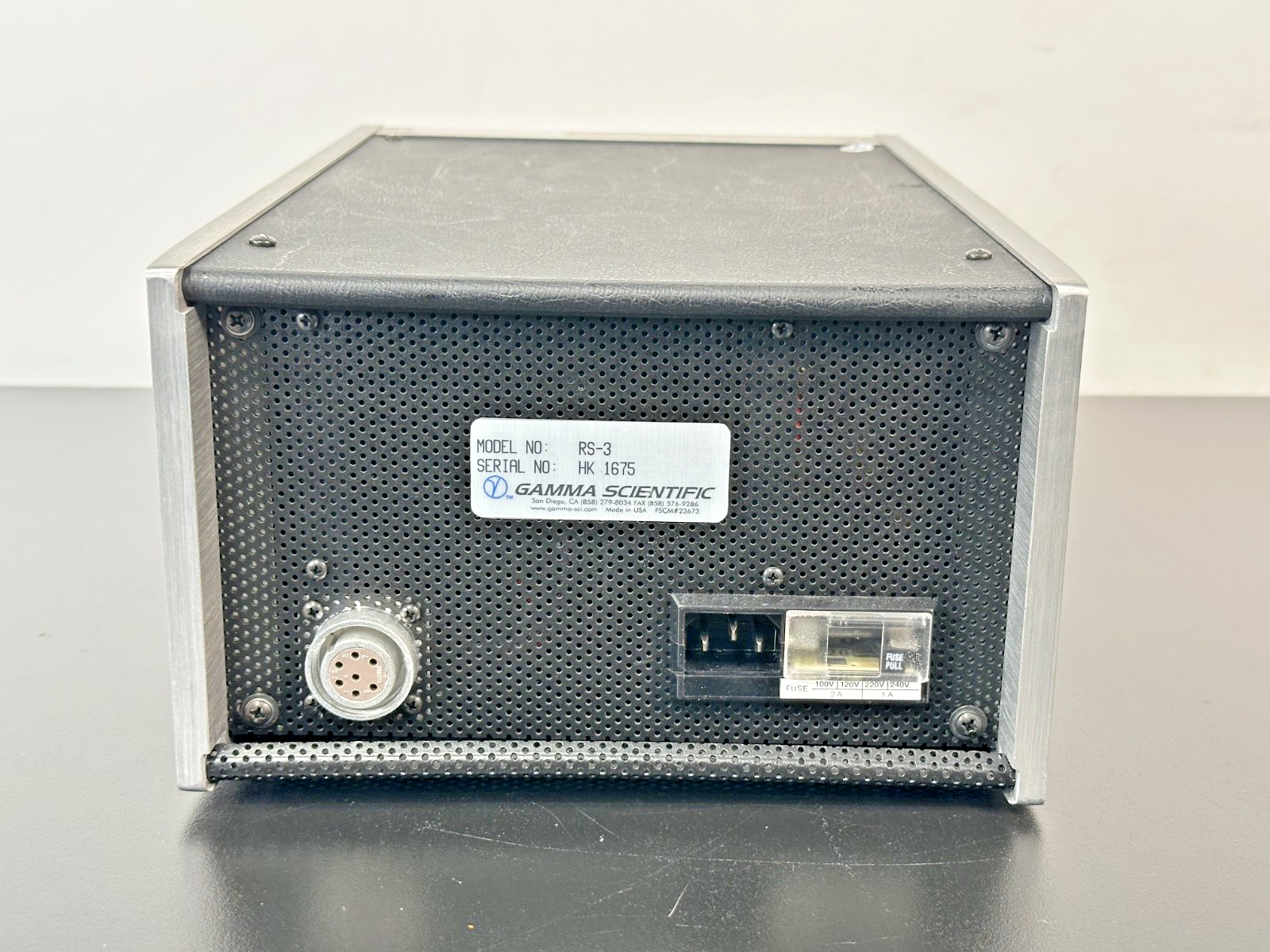 Gamma Scientific RS 3 Lamp Monitor & Control  Working1