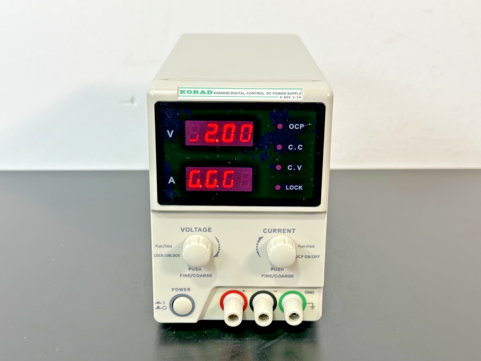 KORAD KD6003D Digital Control DC Power Supply 60V 3A Tested Working0
