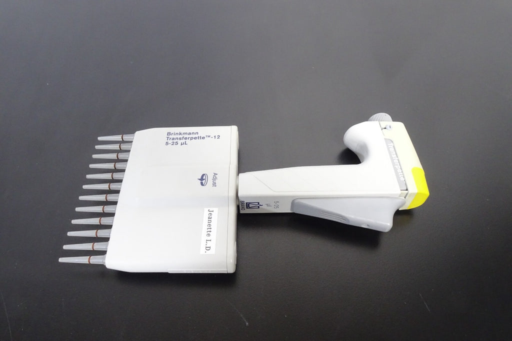 Brinkmann Transferpette 5 25uL   12 Channel Manual Pipette0
