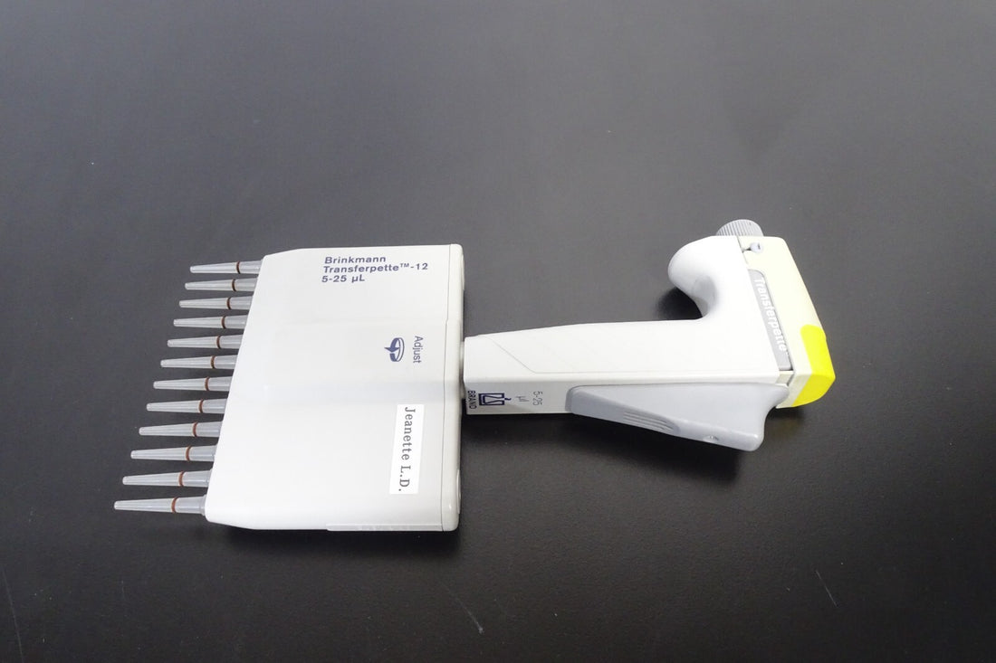 Brinkmann Transferpette 5 25uL   12 Channel Manual Pipette0