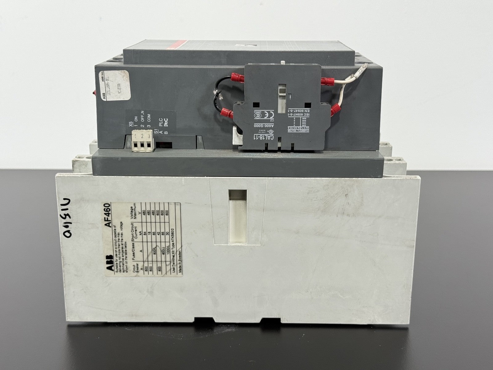 ABB 3 Pole Contactor AF460 30 1000V 650A 500HP, 100 250 Volt AC/DC Coil6