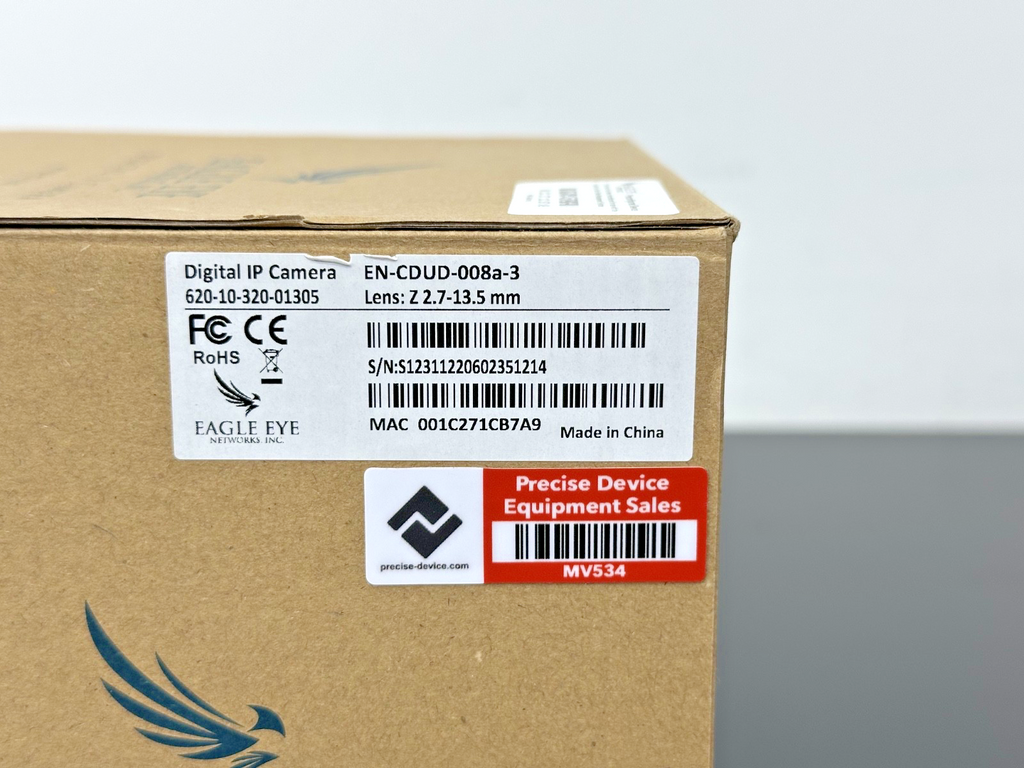 Eagle Eye Networks EN CDUD 008a 3 DD08 Digital IP Dome Camera 2.7 13.5mm2