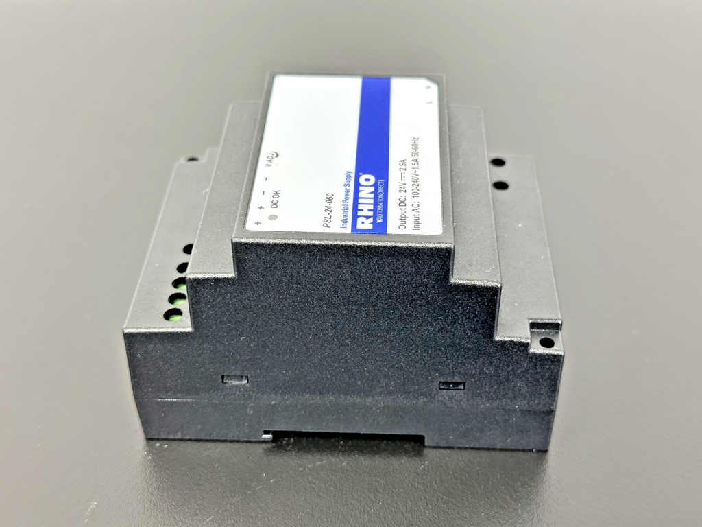 Rhino PSL 24 060 24VDC 2.5A DIN Rail Industrial Power Supply 60W1