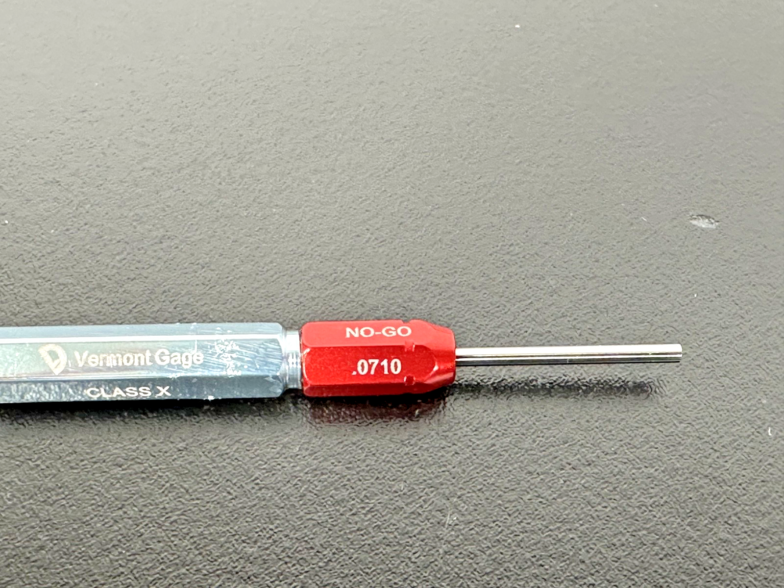 Vermont Gage 151102330 Class X GO/NO GO Pin Gage .0705/.07103