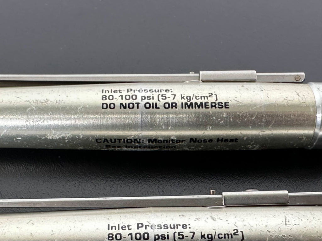 MicroAire Series 200 Pneumatic Surgical Handpiece Lot of 2 Parts Repair4