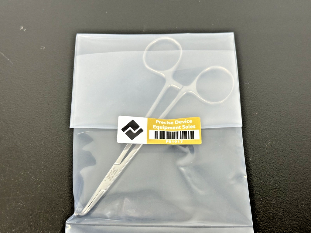 V. Mueller SU10496 Micro Line Mixter 5" Angled Serrated Forceps Germany3