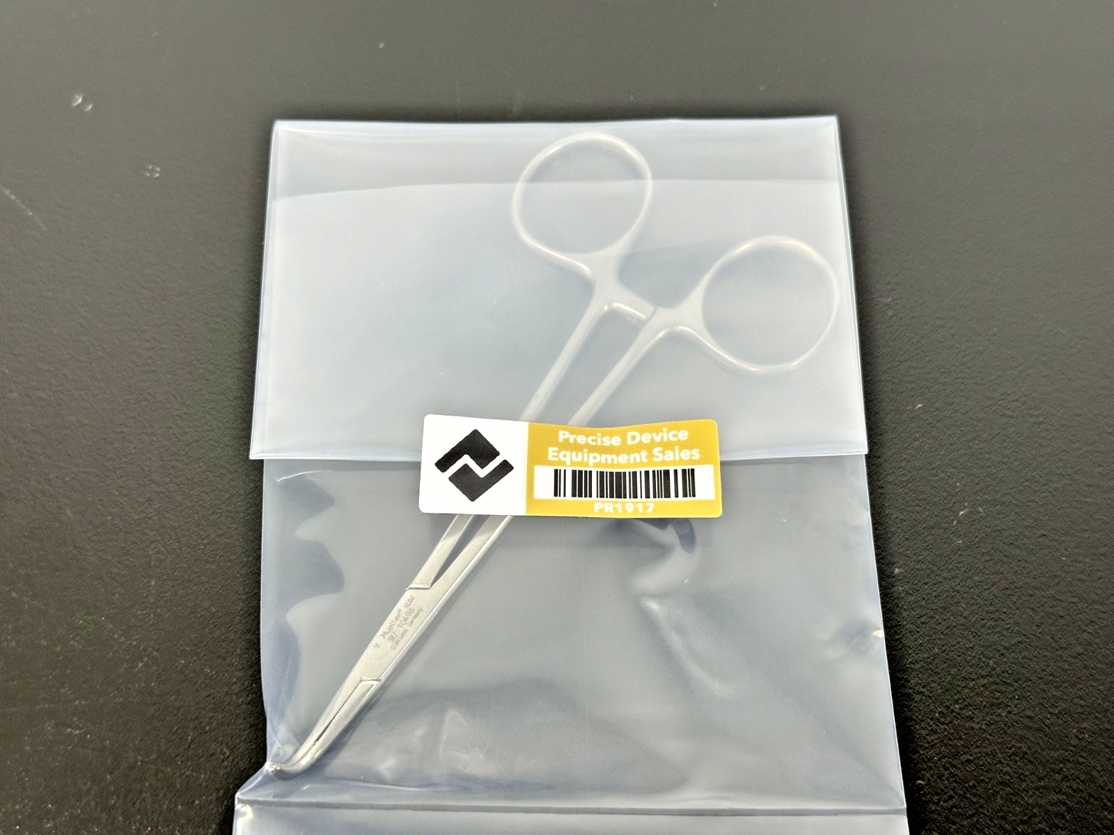 V. Mueller SU10496 Micro Line Mixter 5" Angled Serrated Forceps Germany3