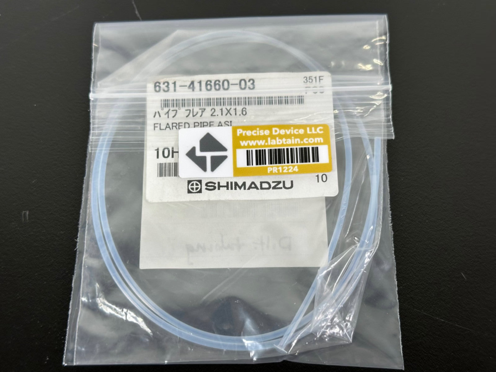 Shimadzu 631 41660 03 Flared Pipe 2.1x1.6 Tubing NEW2