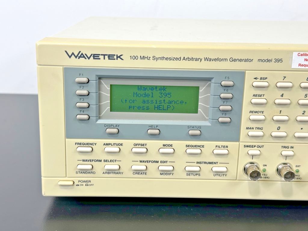 Wavetek 395 100MHz Arbitrary Waveform Generator Options 001 002 Powers On1