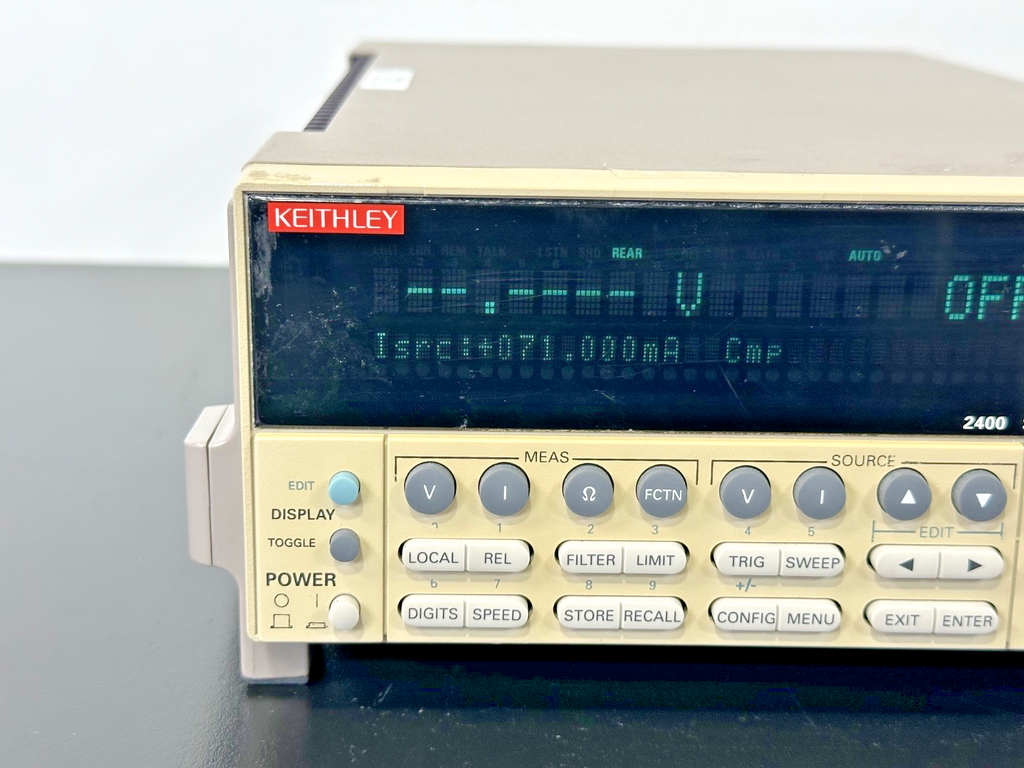 Keithley 2400 SourceMeter SMU 200V 1A 20W Powers On Working1