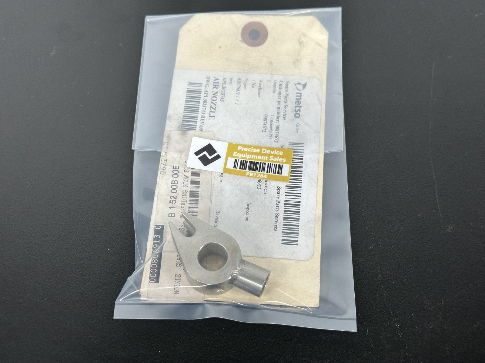 Metso APL3023743 Air Nozzle Stainless Steel Spare Part4