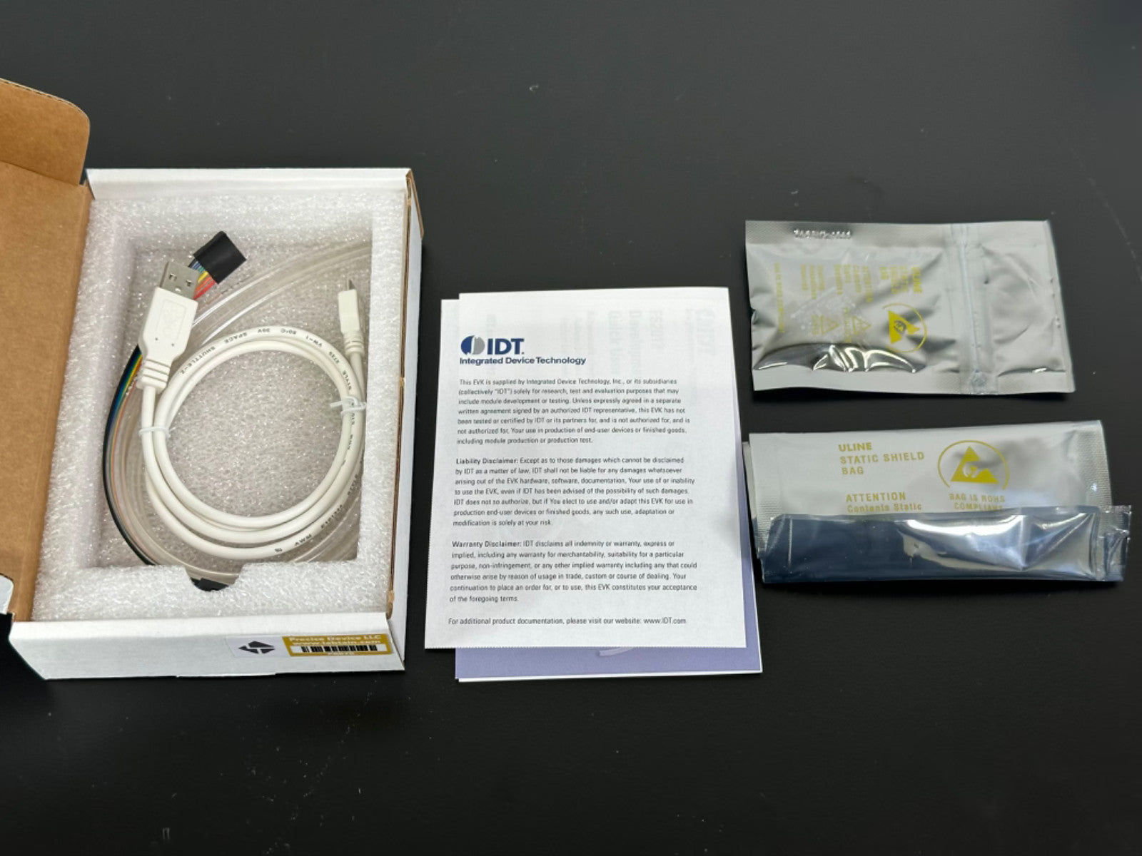 IDT FS2012 EVK Mass Flow Sensor Evaluation Kit Gas SDAF01 USB Complete1