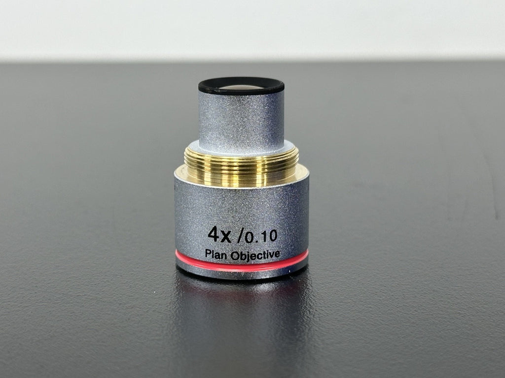 Olympus 4X/0.10 Plan Objective FN20 Microscope Lens1