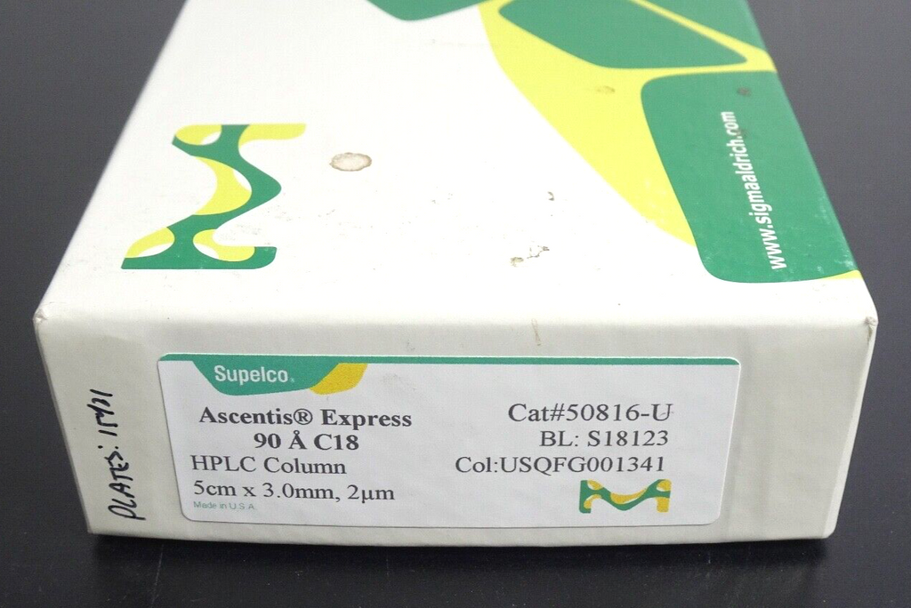 Supelco 50816 U Ascentis Express 90 À C18 HPLC Column 5cm x 3.0mm, 2 um3