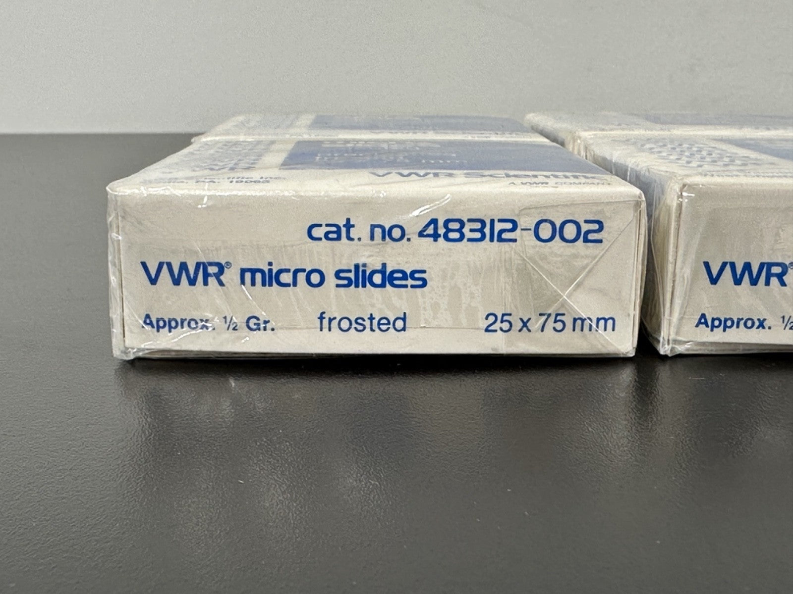 Lot of 4 VWR 48312 002 Frosted Microscope Slides 25x75mm Precleaned1