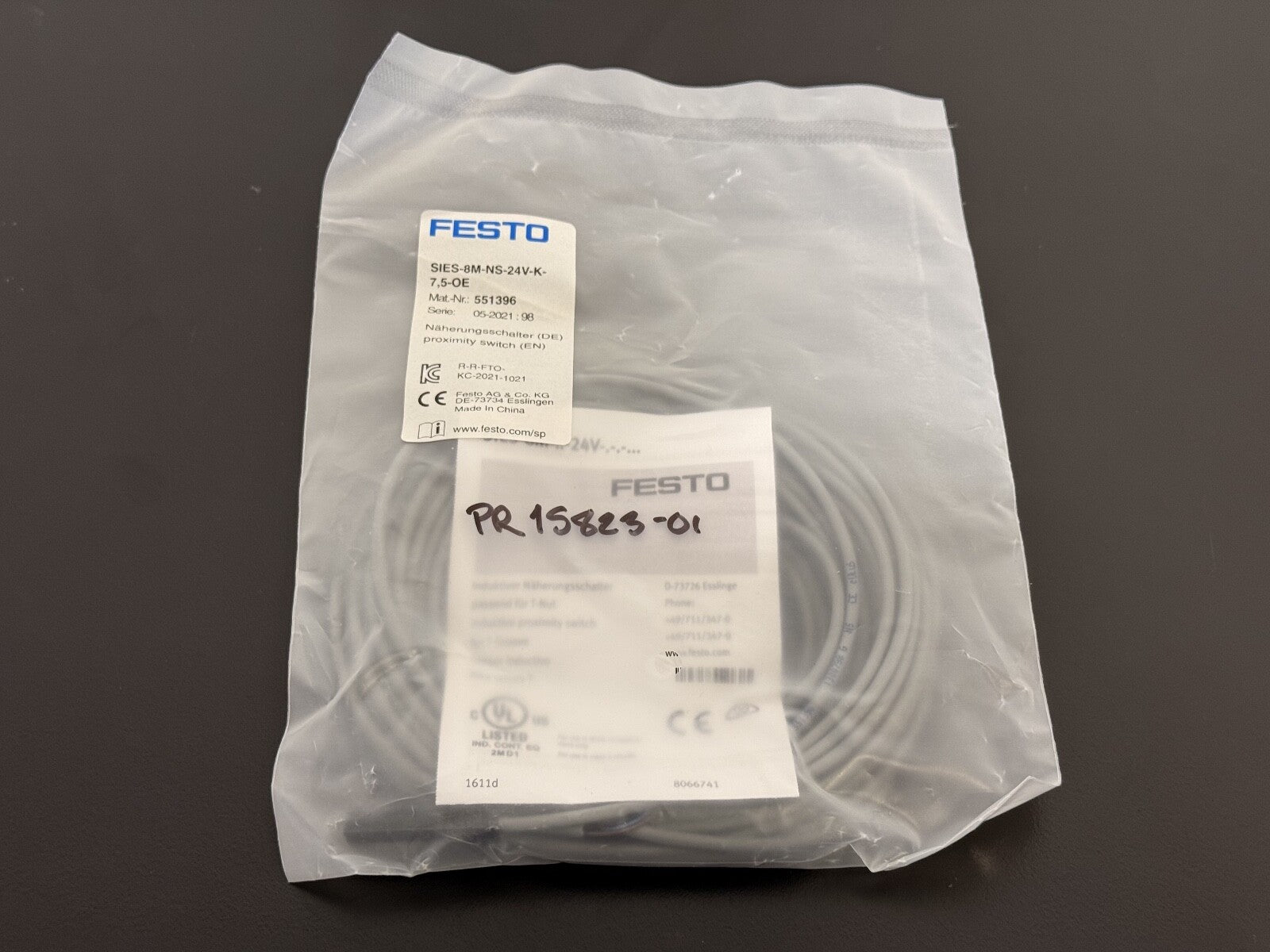 FESTO SIES 8M NS 24V K 7,5 0E Proximity Switch0