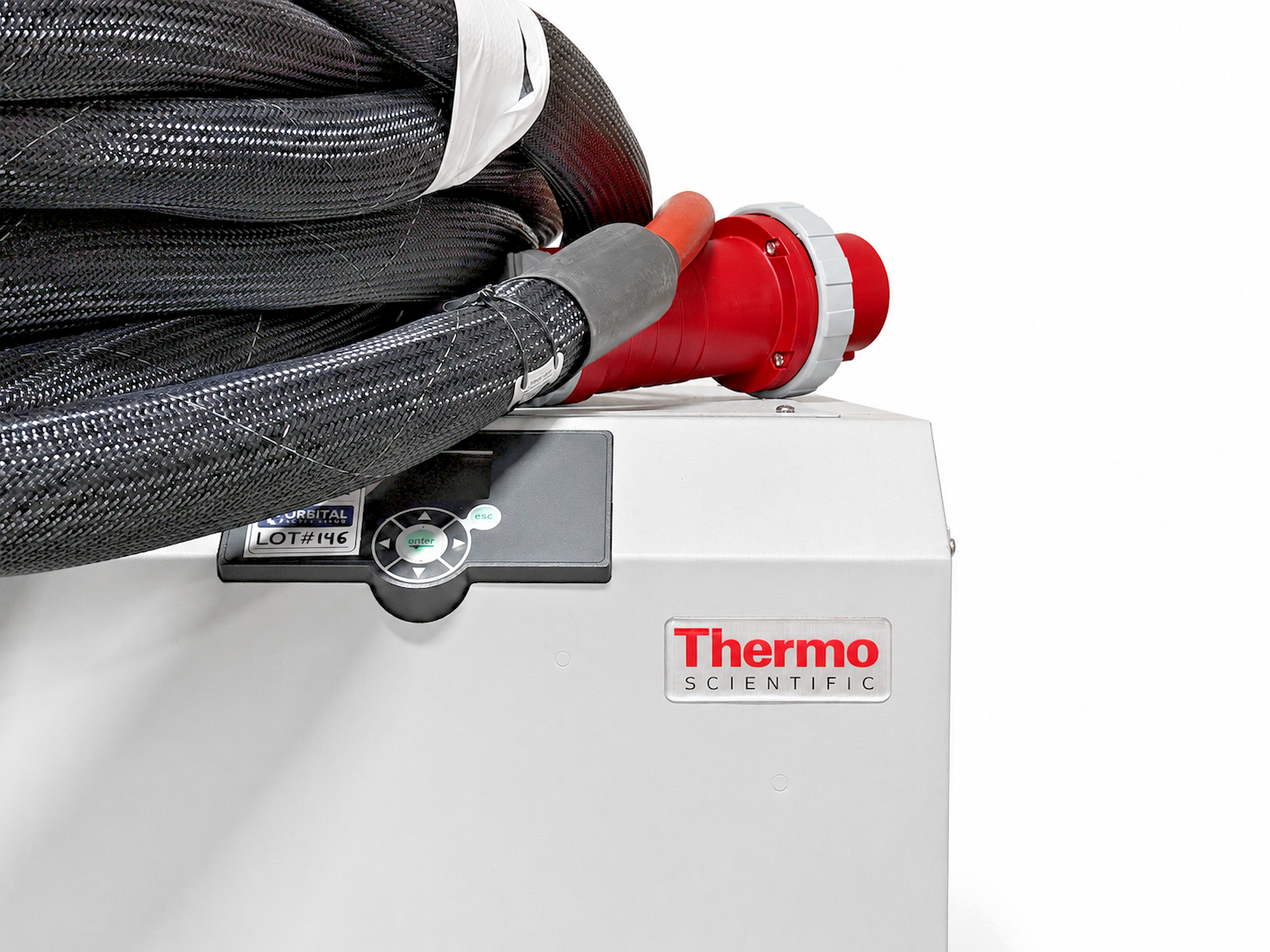 Thermo Fisher ThermoFlex 5000 Recirculating Chiller 460V 3PH w/ Hoses Used1