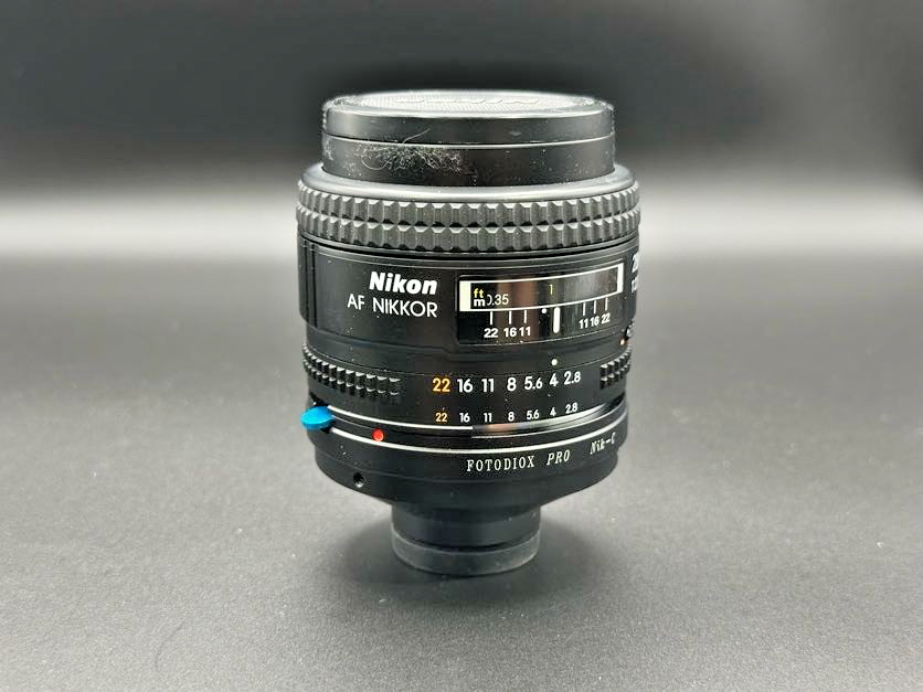 Nikon AF Nikkor 28mm f/2.8D Wide Angle Lens w/ Fotodiox Pro Nik C Adapter0
