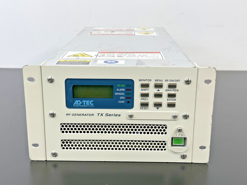 AD TEC Plasma Technology TX Series RF Generator Rackmount Unit – Untested0