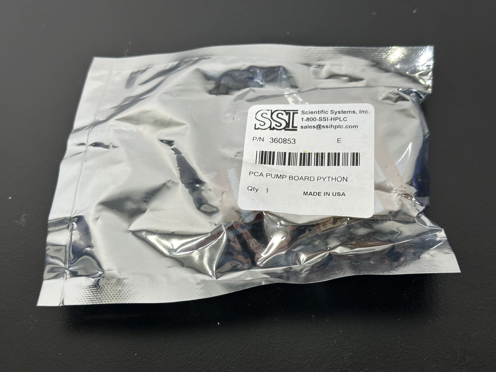 SSI Scientific Systems 360853 PCA Pump Board Python HPLC Control Board New1