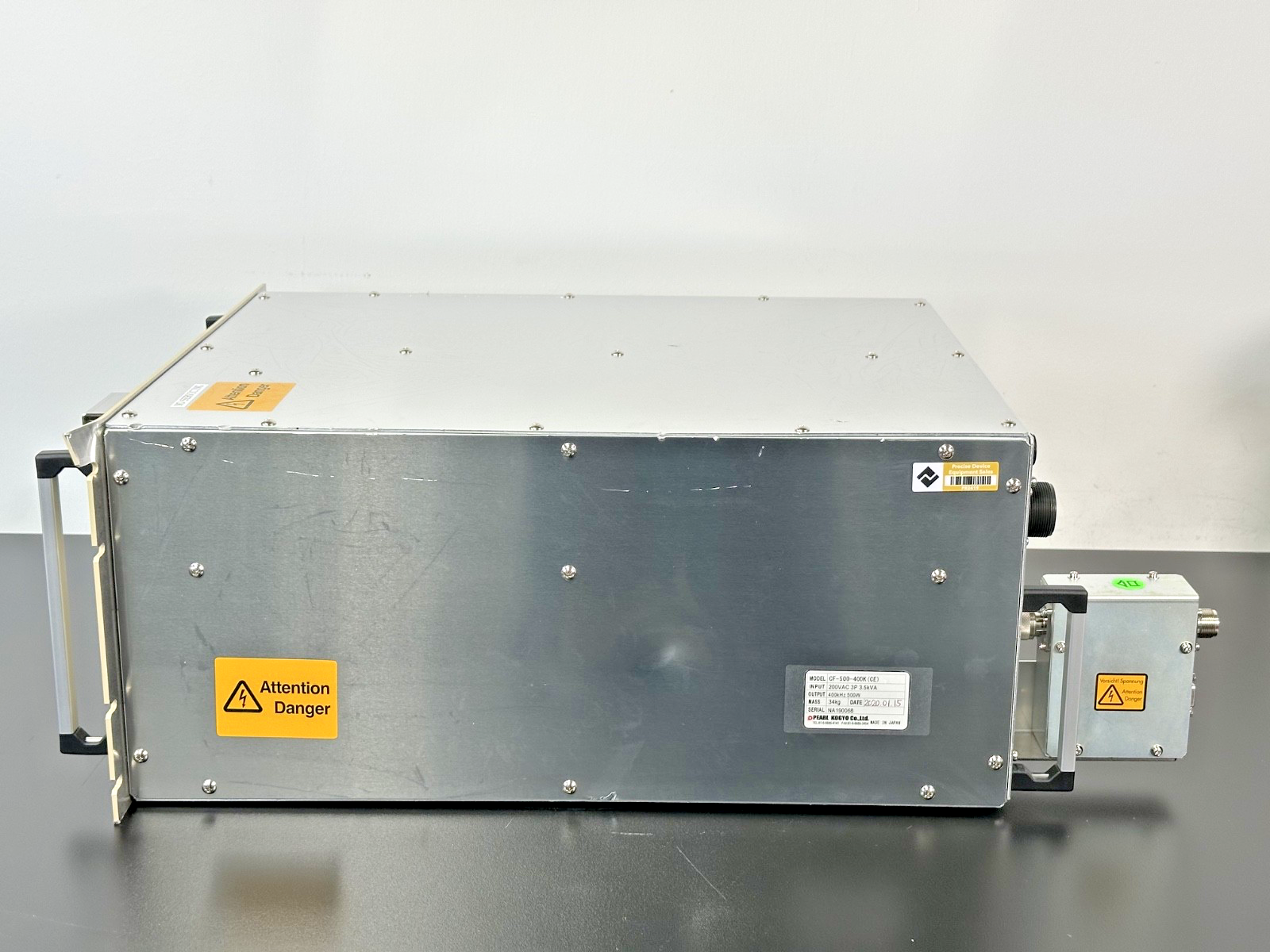 Pearl Kogyo CF 500 400K 400kHz 500W RF Power Supply Generator2