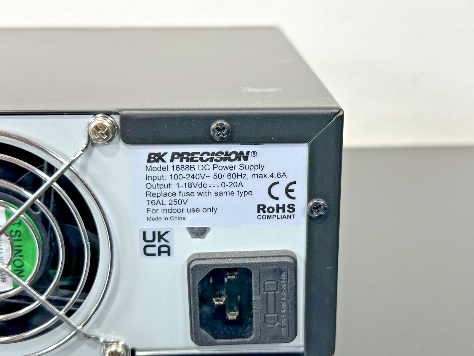 B&K Precision 1688B Switching DC Power Supply 1 18V 0 20A 360W Working6