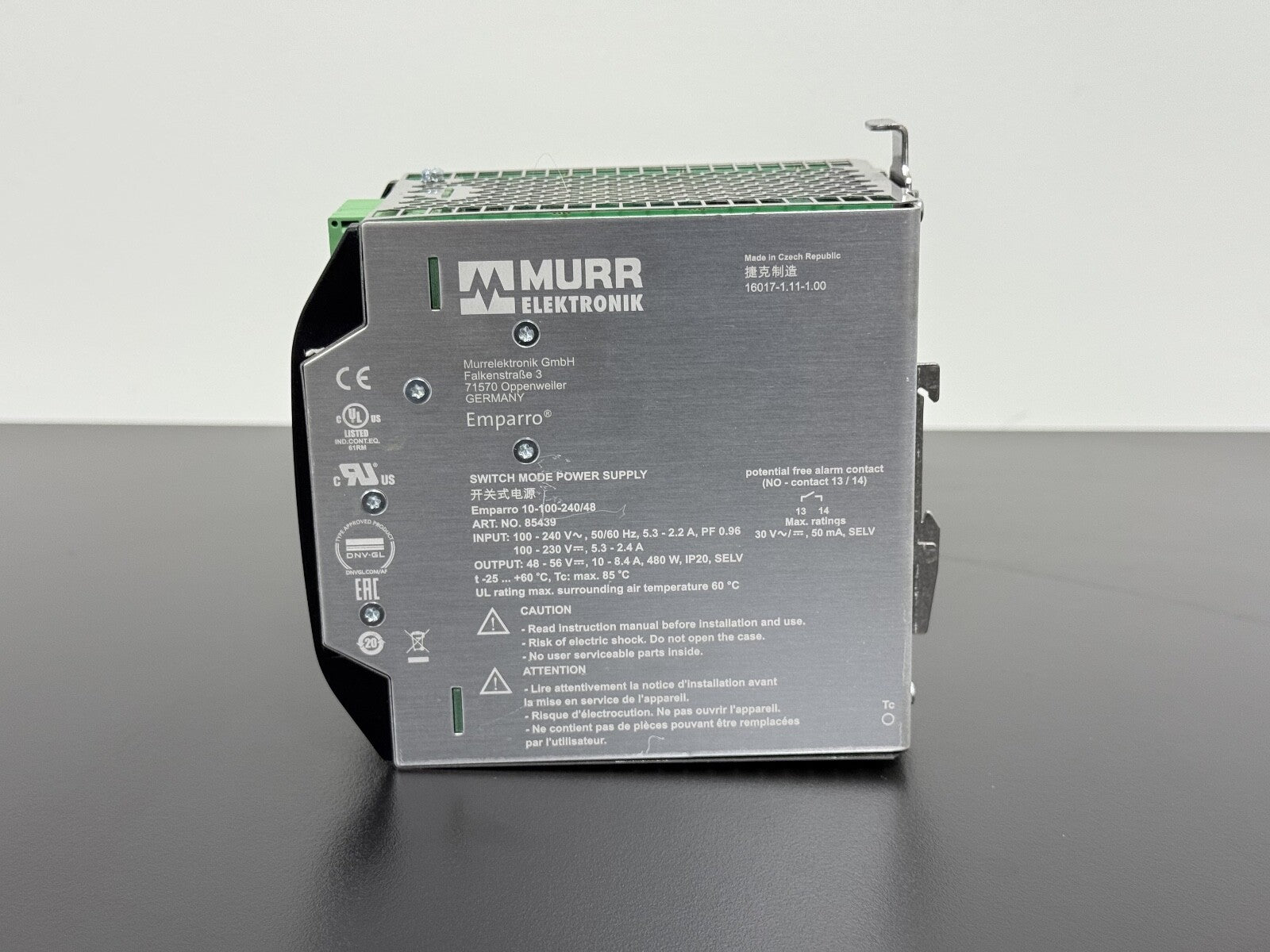 MURR ELEKTRONIC 85439 Power Supply1
