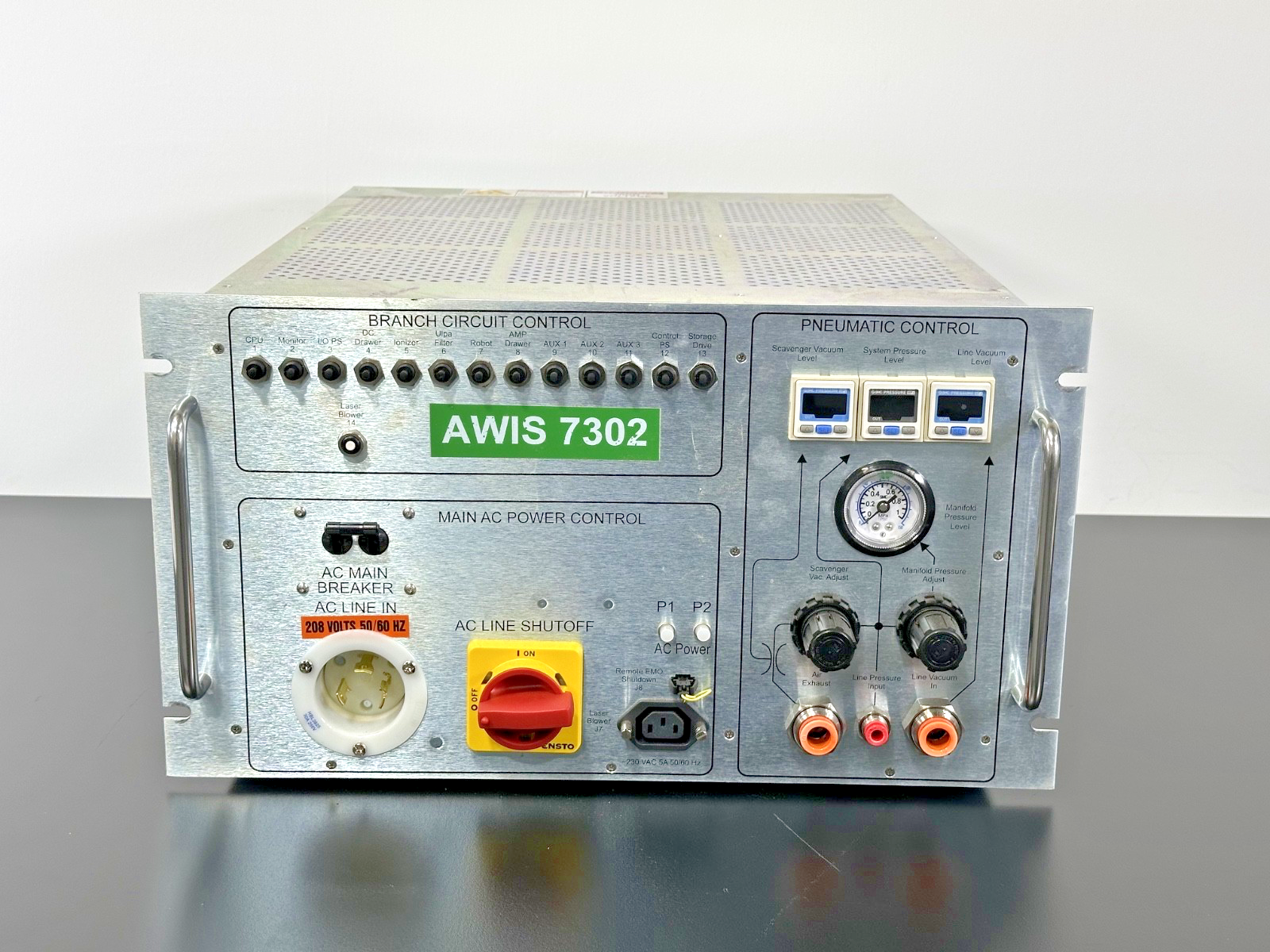 AWIS 7302 Branch Circuit & Pneumatic Control Unit Semiconductor System 208V0