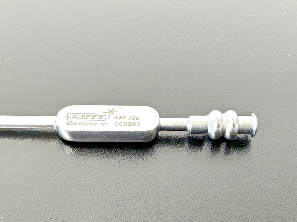 Jarit 440 398 Von Eicken 4mm Curved Short Stainless Cannula2