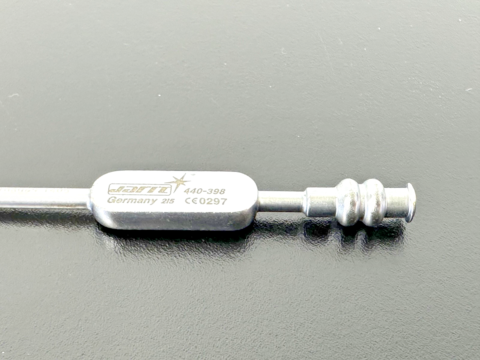 Jarit 440 398 Von Eicken 4mm Curved Short Stainless Cannula2