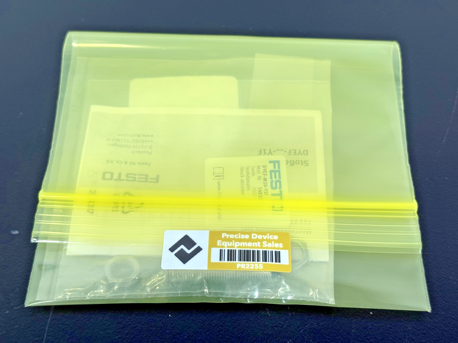 Festo DYEF M10 Y1F Shock Absorber 548374 w/ Hardware & Instructions New3