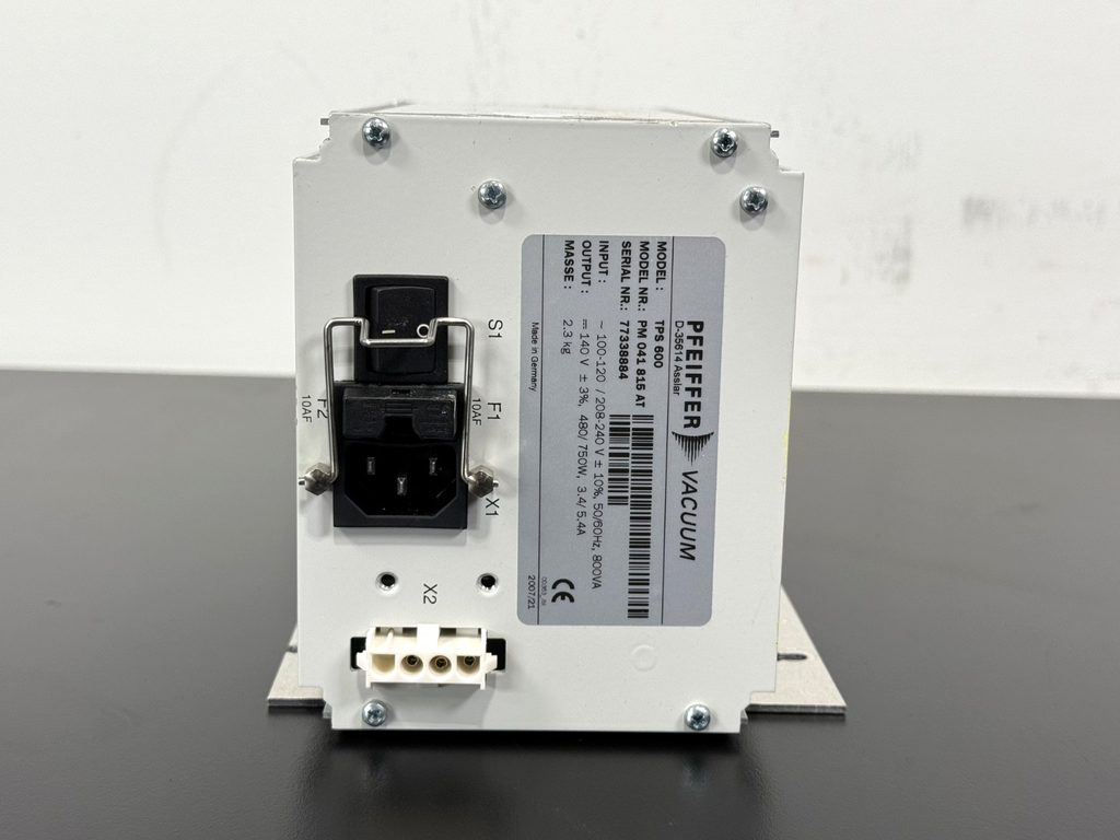 Pfeiffer Vacuum TPS 600 Turbo Pump Power Supply Controller PM041815AT1