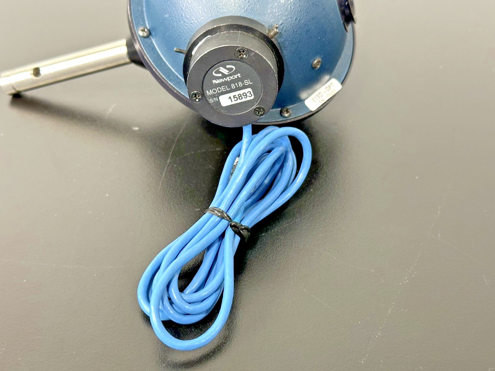 Newport Integrating Sphere w/ 818 SL Optical Detector & Cable1