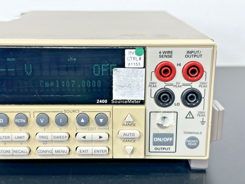 Keithley 2400 SourceMeter SMU 200V 1A 20W Powers On Working2