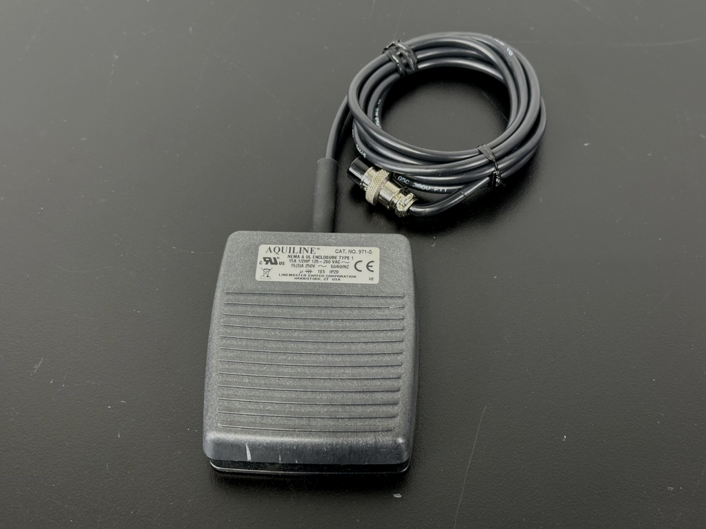 Aquiline 971 S Foot Switch Pedal 15A 125 250VAC w/ Cable0